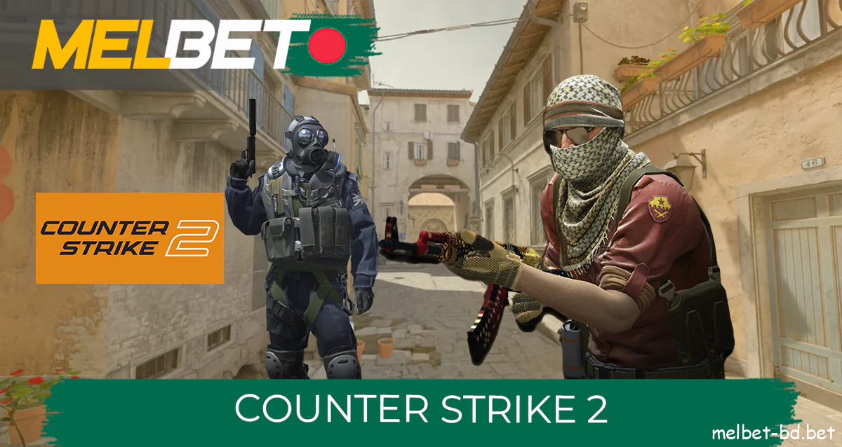 Counter-Strike or CS 2 is a popular betting game on the Melbet site
