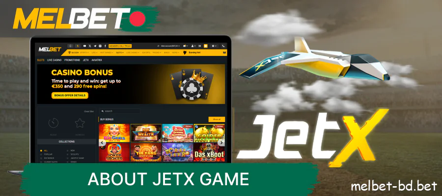 About the JetX game at Melbet