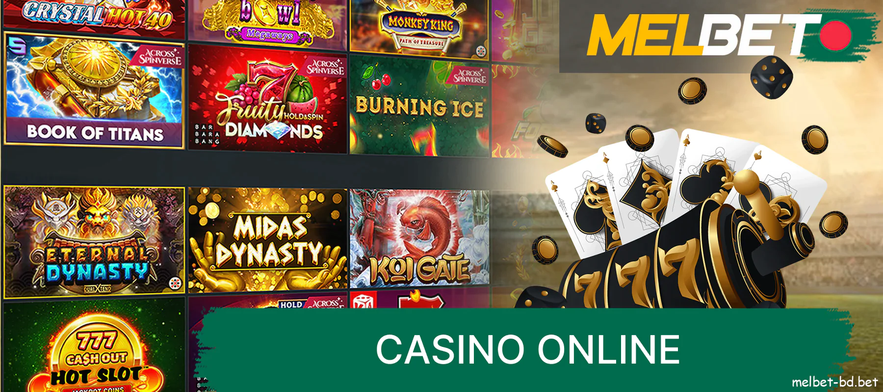 Online casino for Bangladeshi gamblers at Melbet