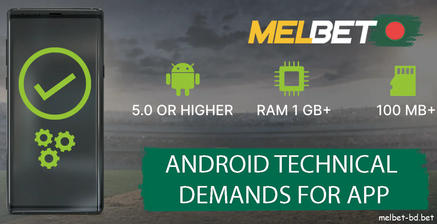 Melbet App System Requirements for Android