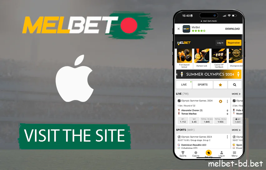 Invoke the side menu in the bottom right corner of the Melbet website